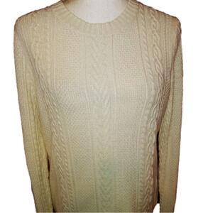 J. Crew Wool Blend Ivory Sweater S